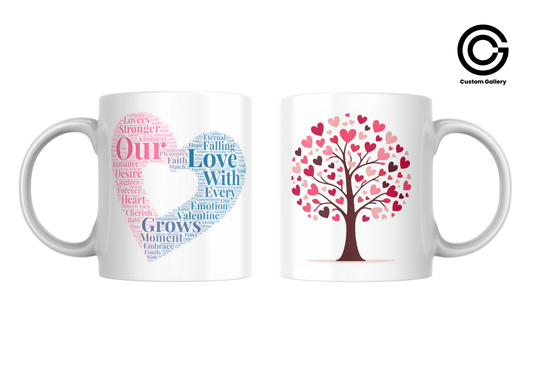 Customised and Personalised Valentine's Day Mugs