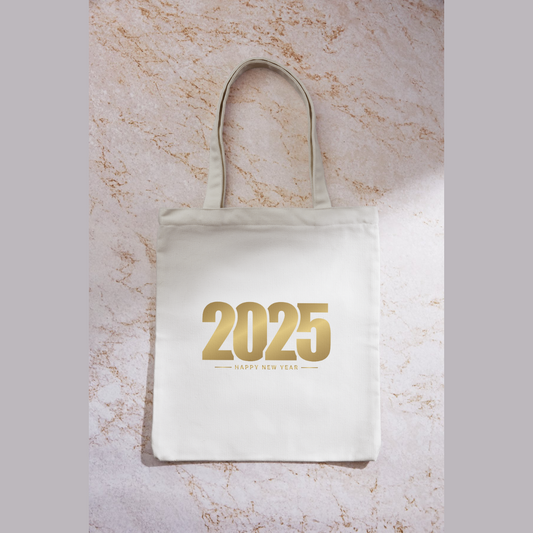 Customised Christmas & New Year Tote Bags 2025 HNY G